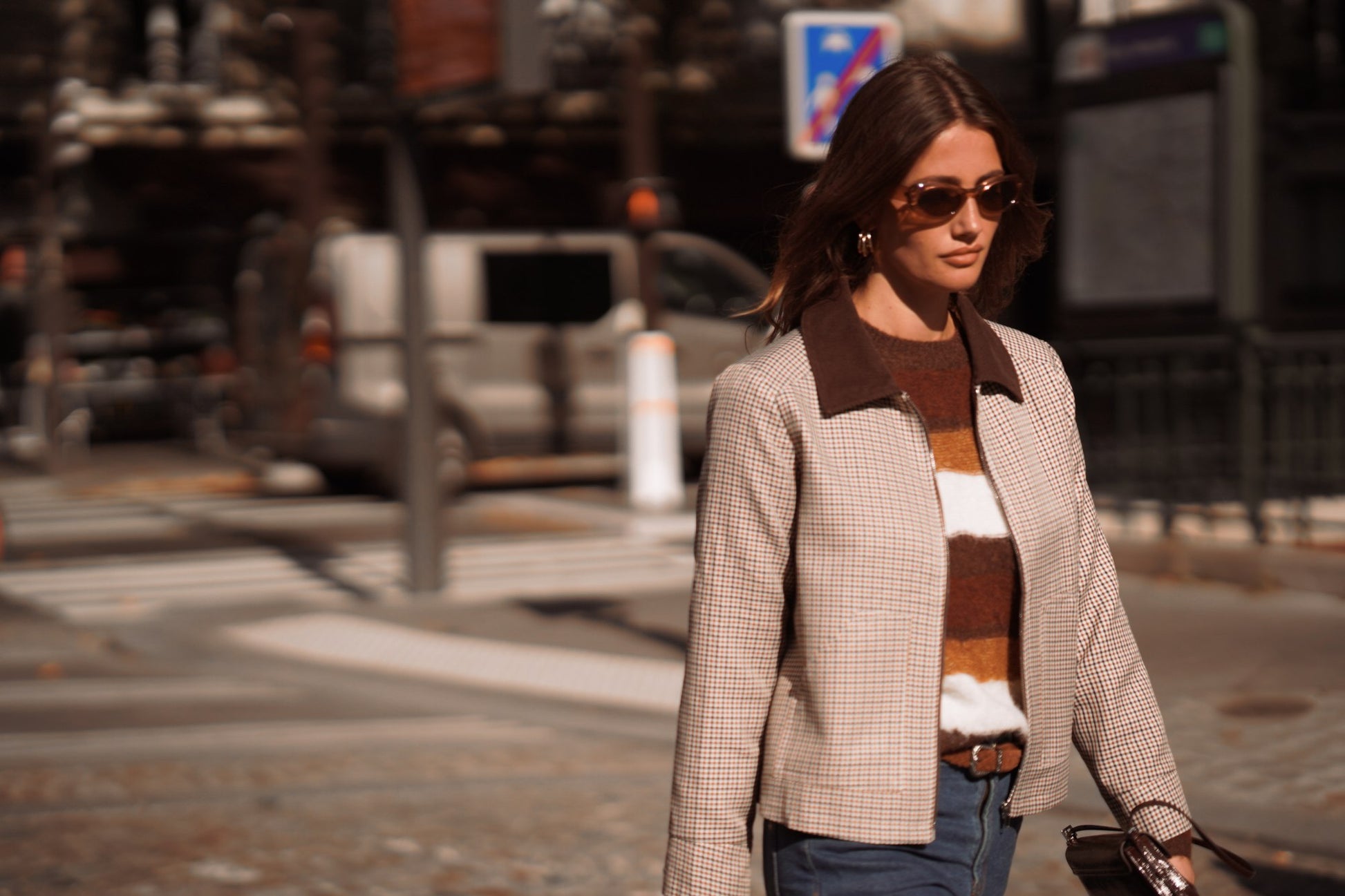 Harri Check Bomber - Image 7