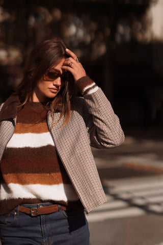 Harri Check Bomber - Image 8