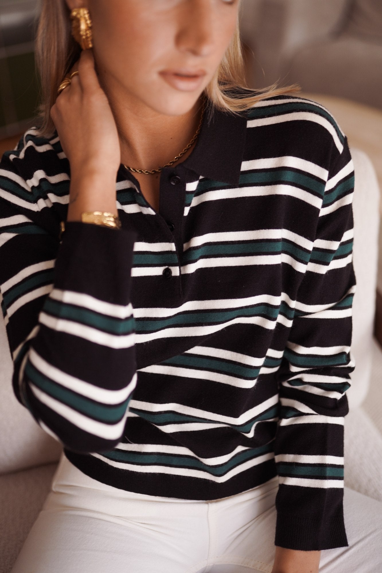 Erin Button Top - Image 2