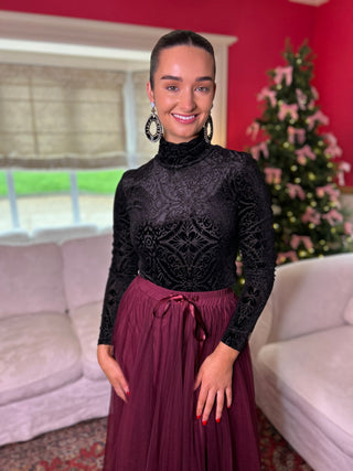 Tulle Skirt Wine - Image 8