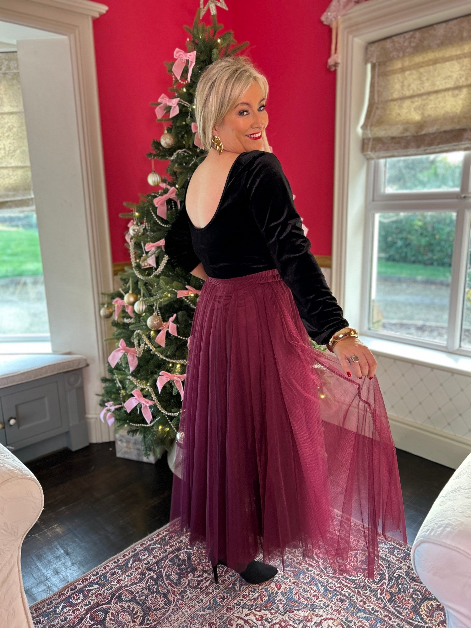 Bri Black Backless Bodysuit - Image unknown