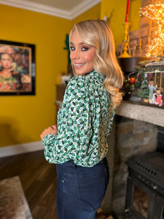 Jasleen Blouse Green