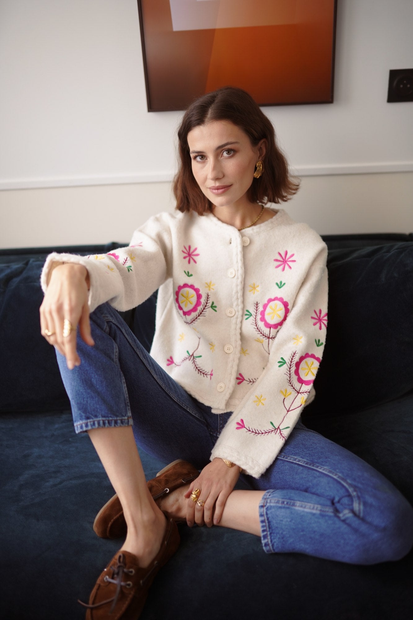 Karri Emboridered Cardi - Image 3