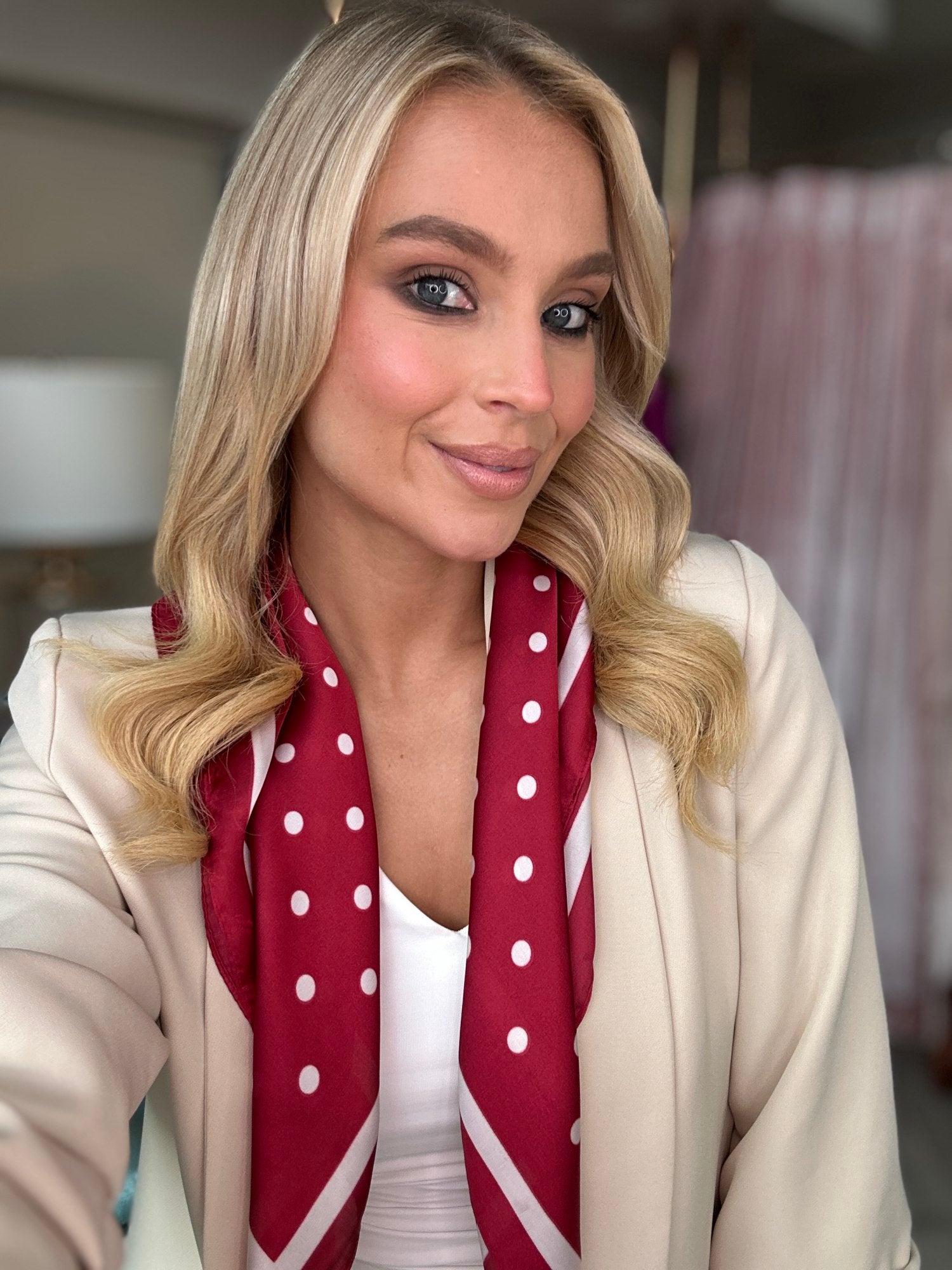 Silvia Scarf Red - Image unknown