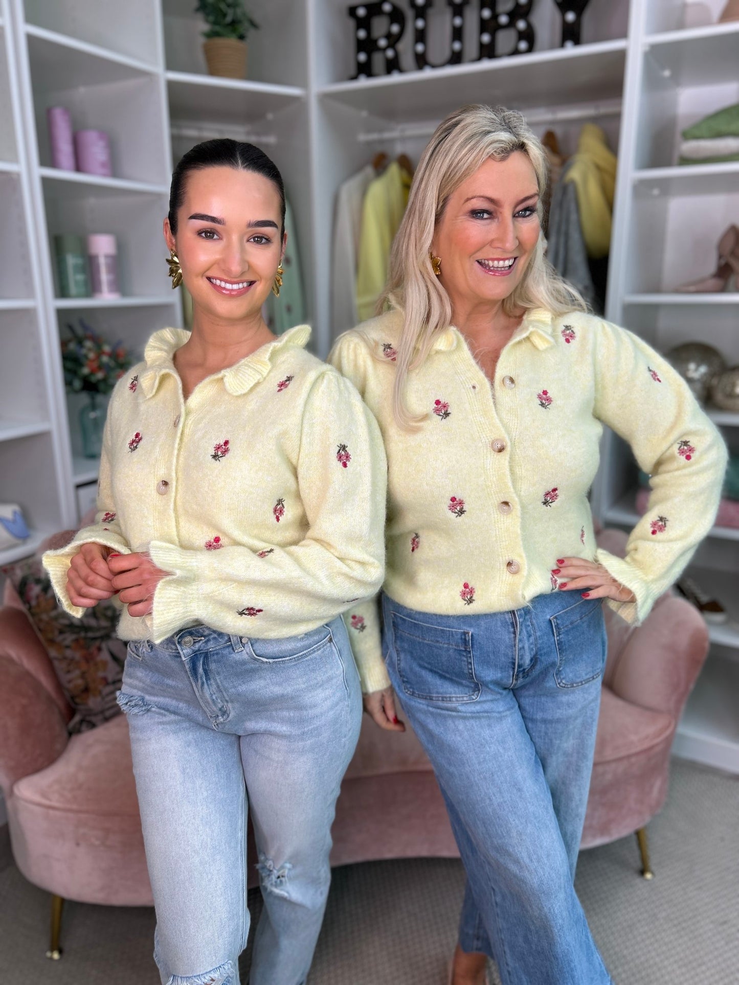 Aria Yellow Cardigan - Image unknown