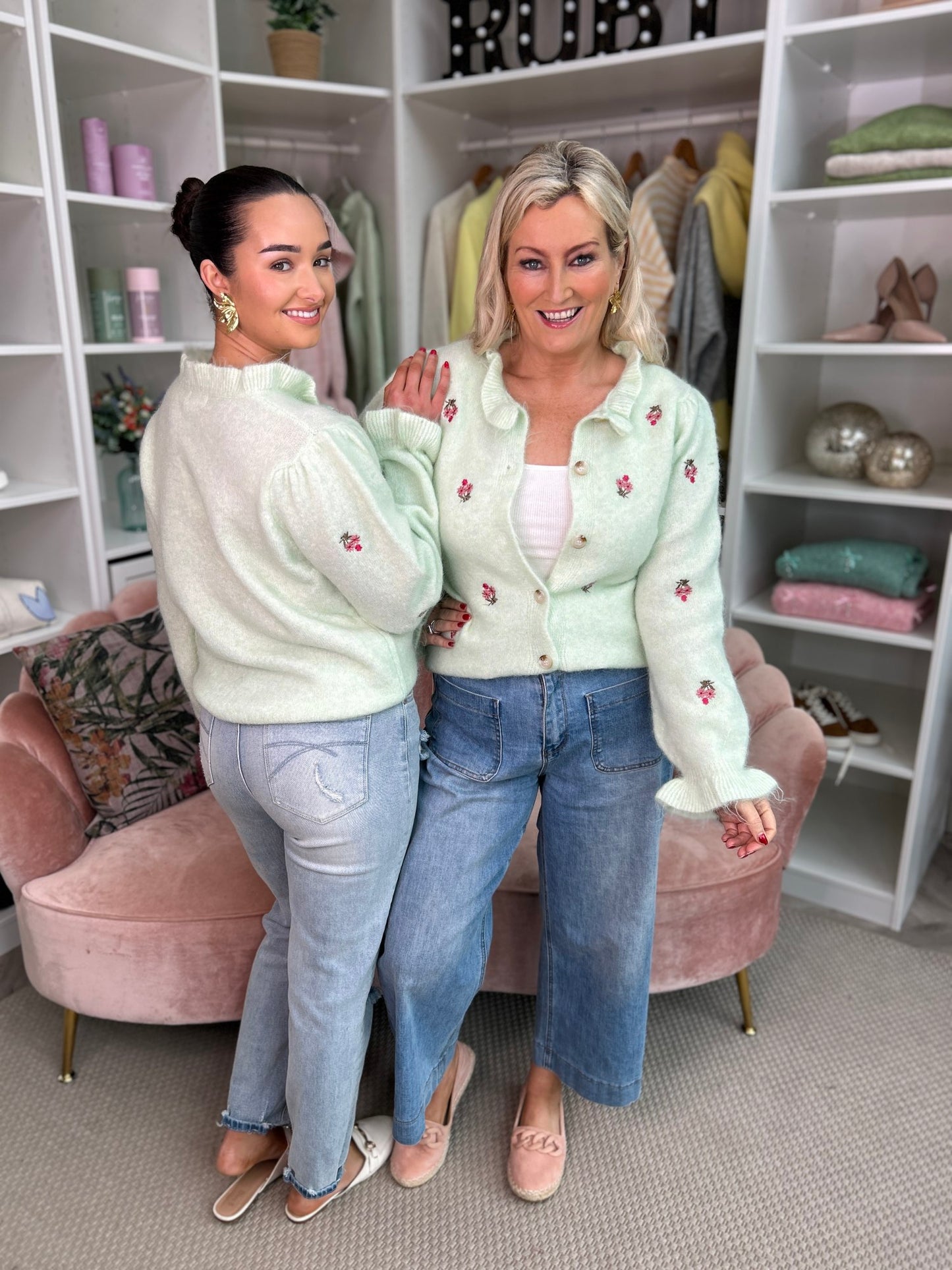 Aria Green Cardigan - Image 5