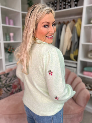 Aria Green Cardigan - Image 4