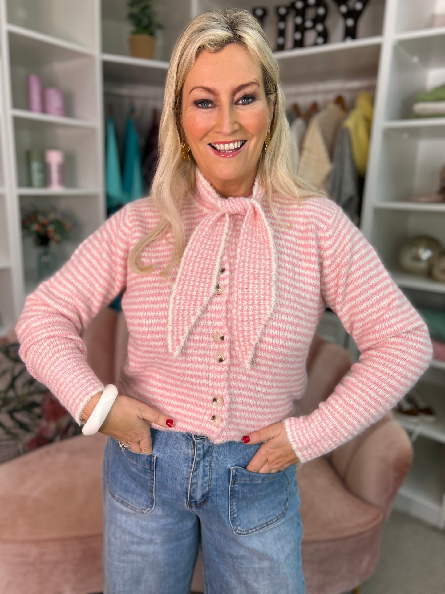 Candy Pink Jumper - Image unknown