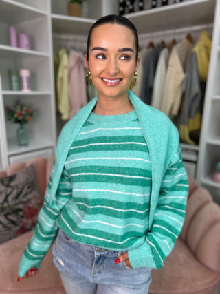 Luna Stripe Jumper - Image 1