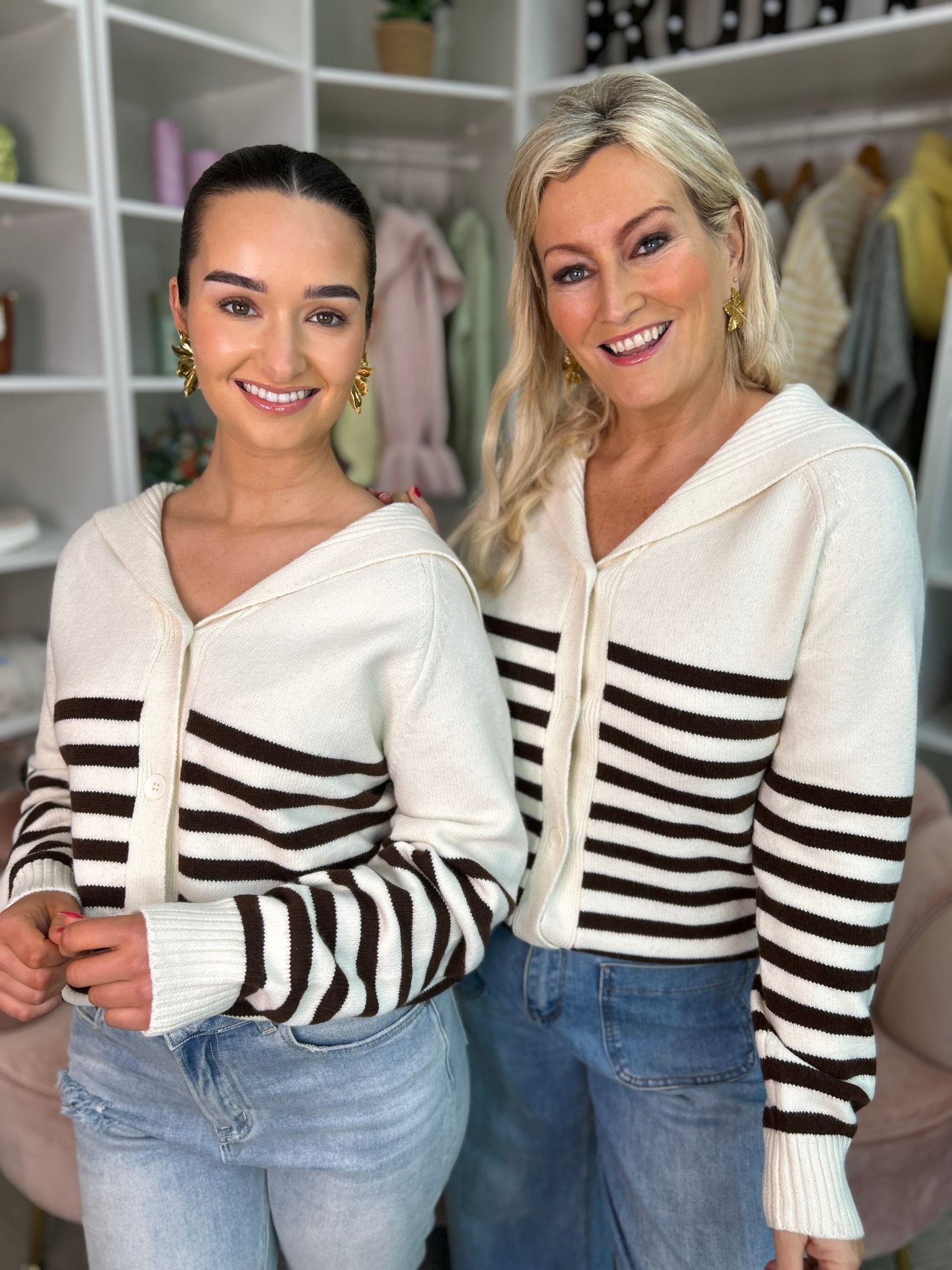 Willow Stripe Cardi - Image unknown