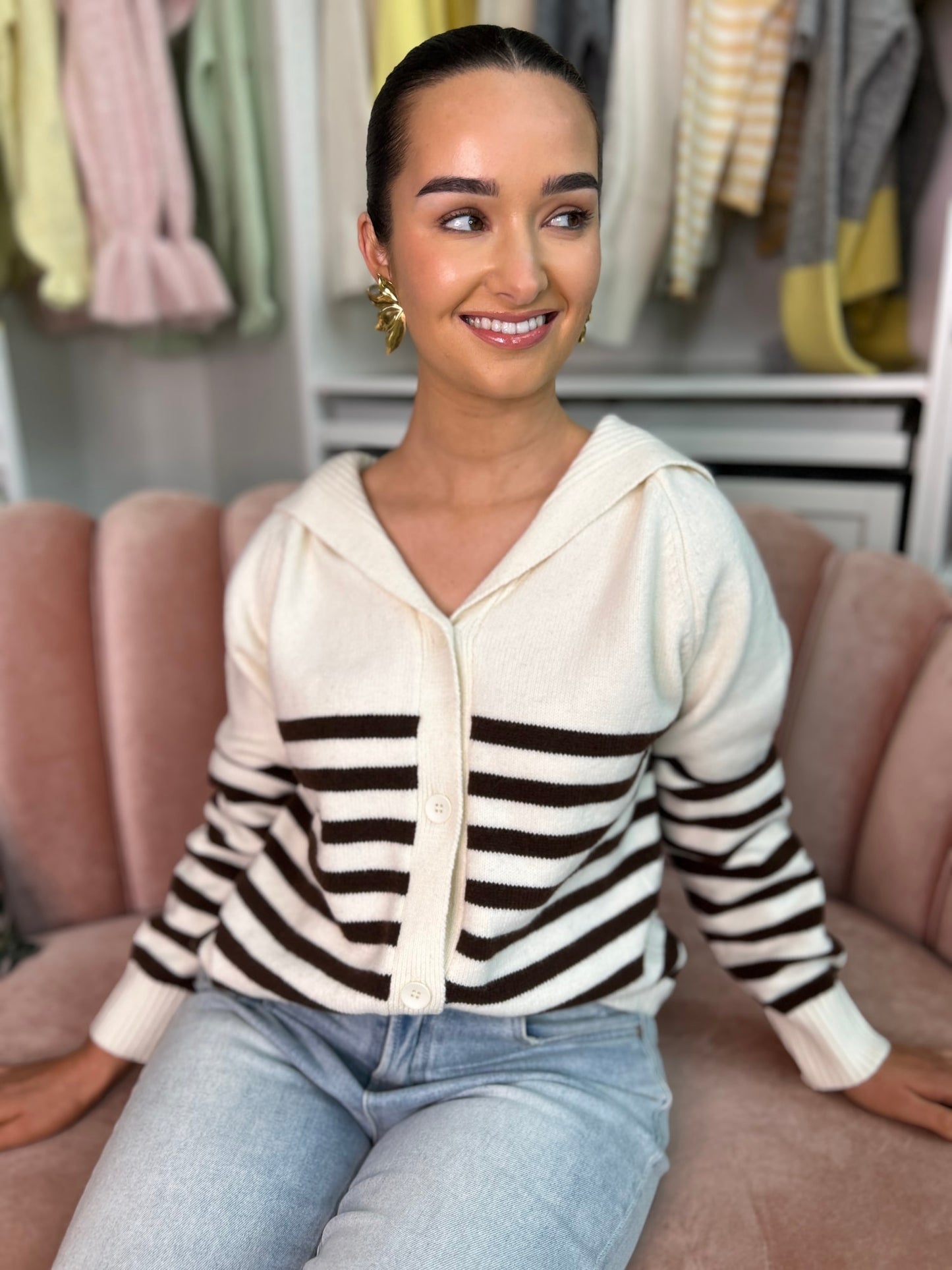 Willow Stripe Cardi - Image 5