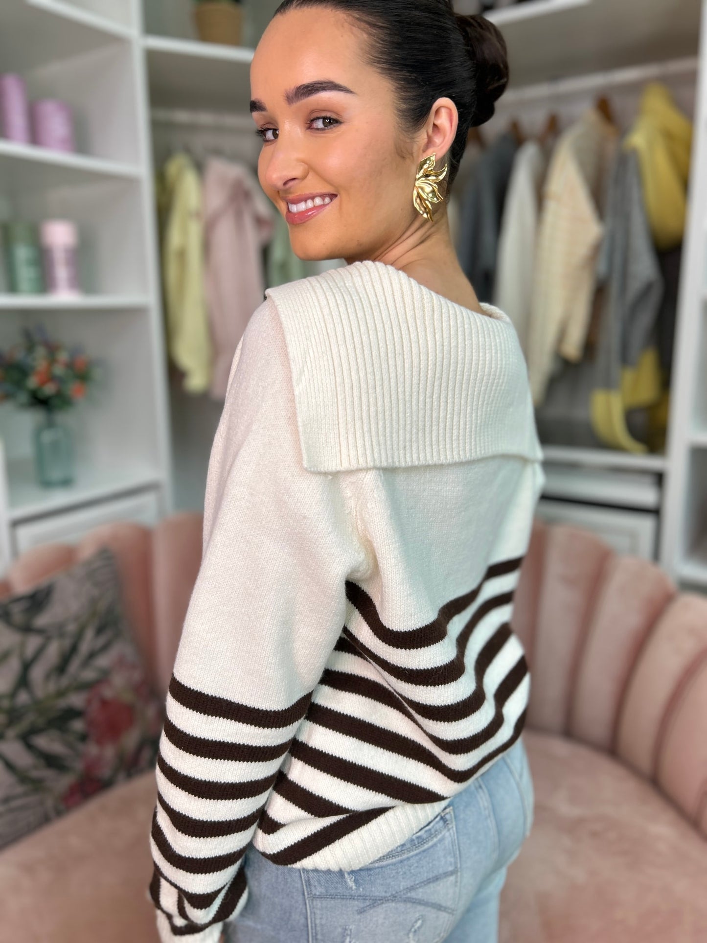 Willow Stripe Cardi - Image 3