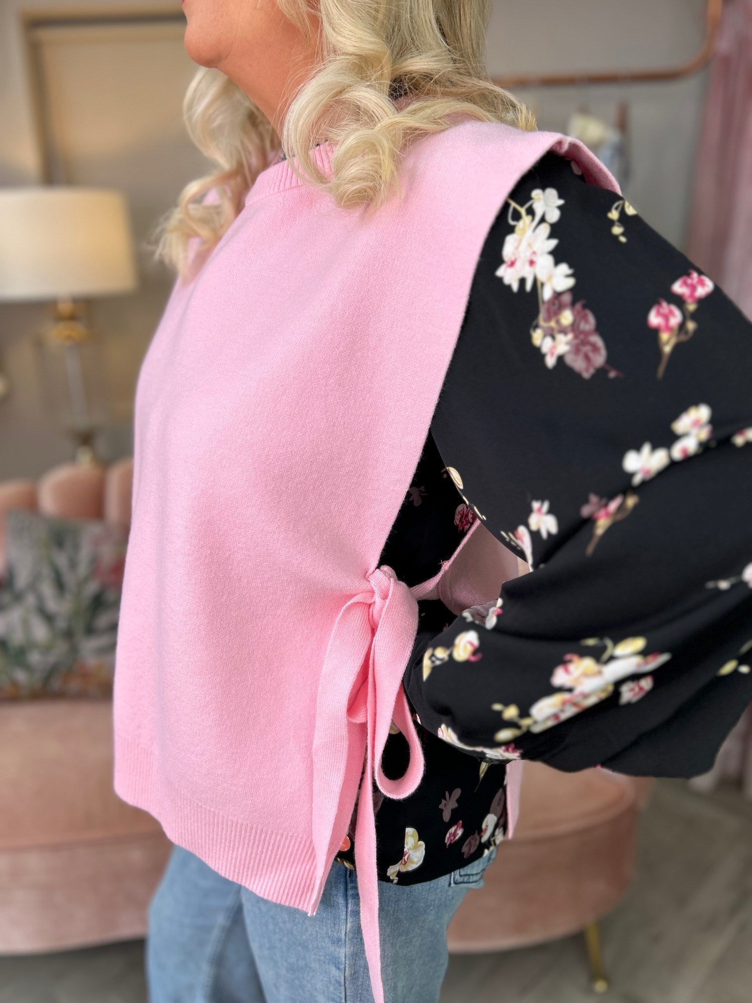 Remi Pink Tie Tank - Image 5