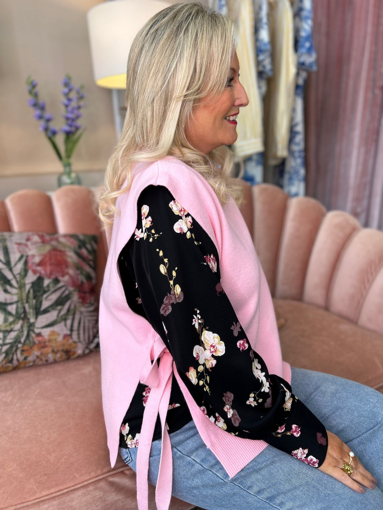 Remi Pink Tie Tank - Image 8