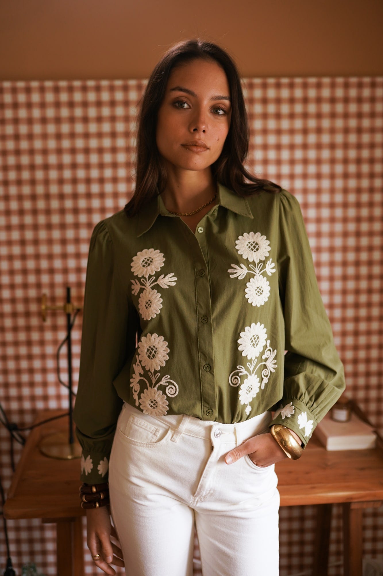 Olive Blouse