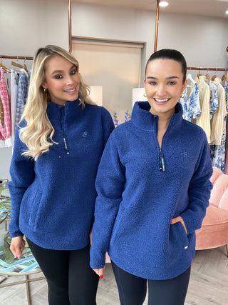 Julia Half Zip Blue - Image unknown