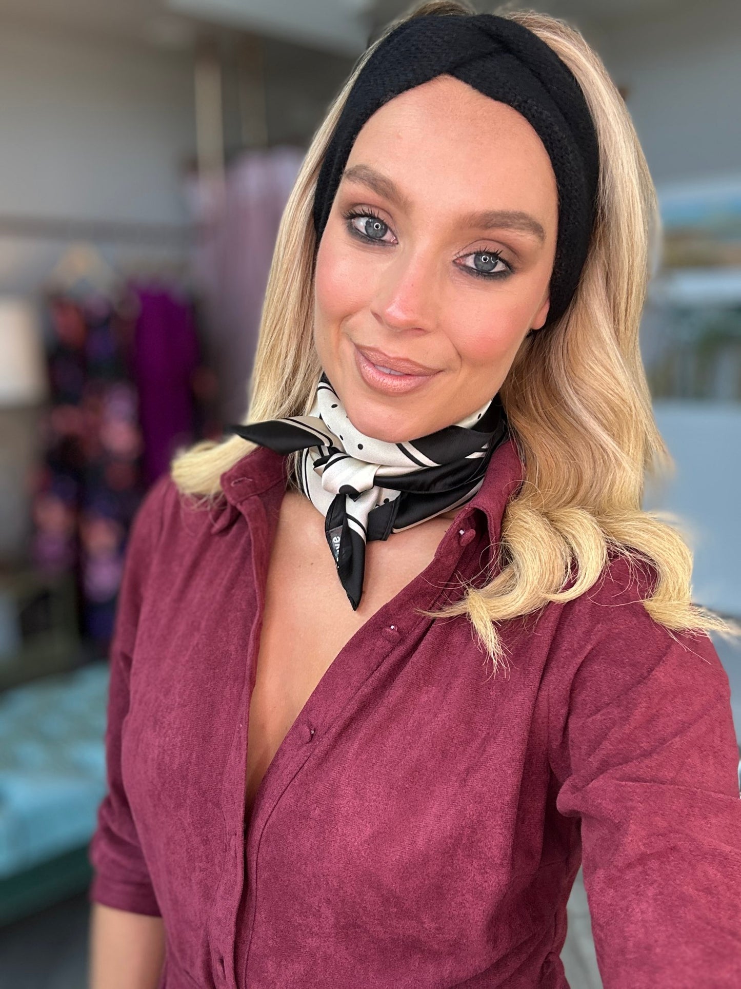 Silvia Scarf Polka Dot - Image 3