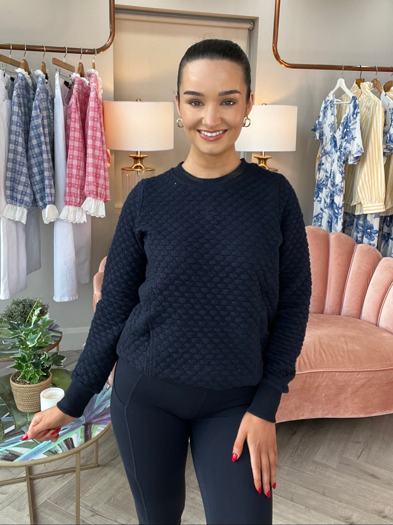 Rebecca Sweater Navy - Image unknown