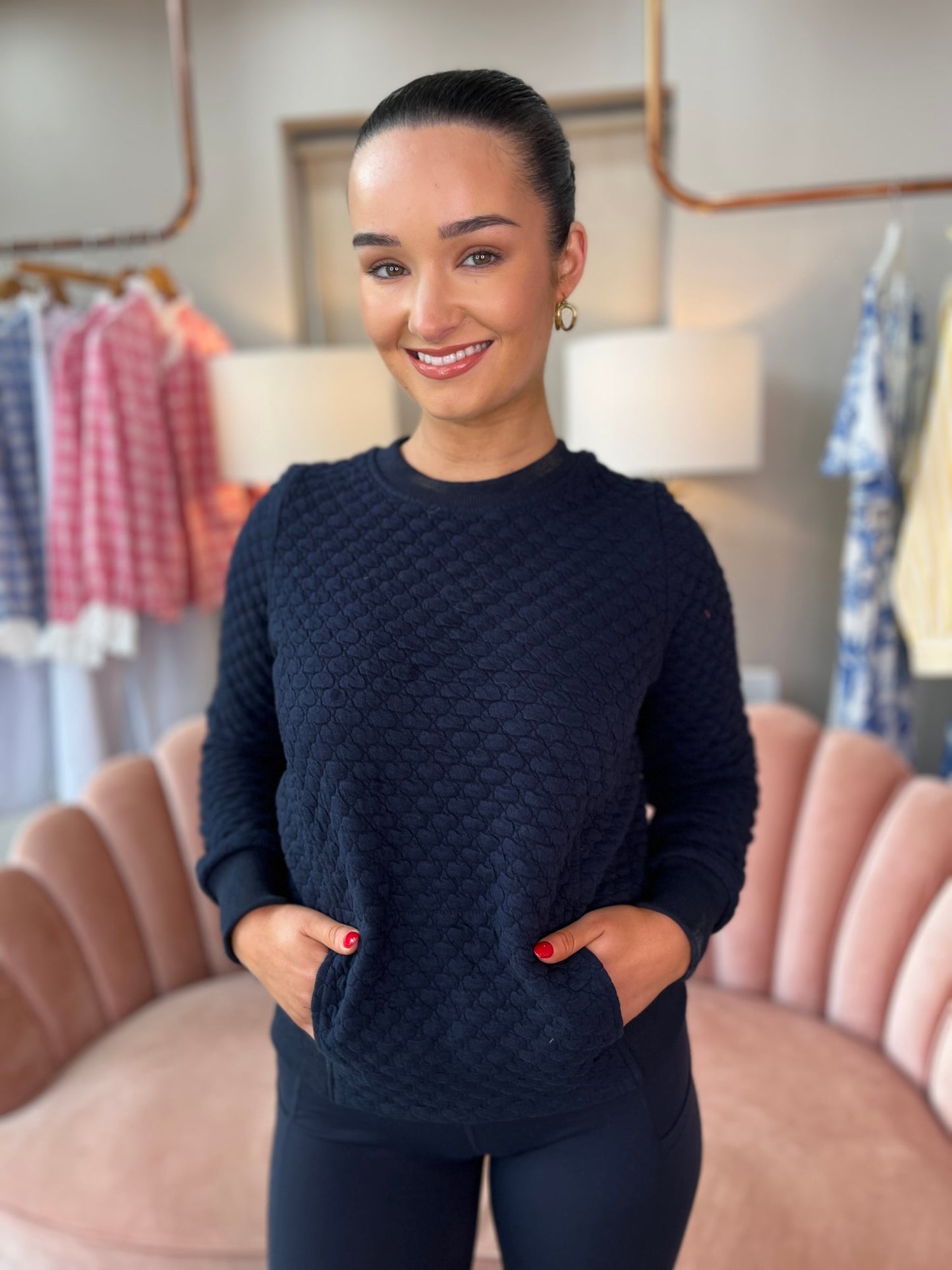 Rebecca Sweater Navy - Image 6