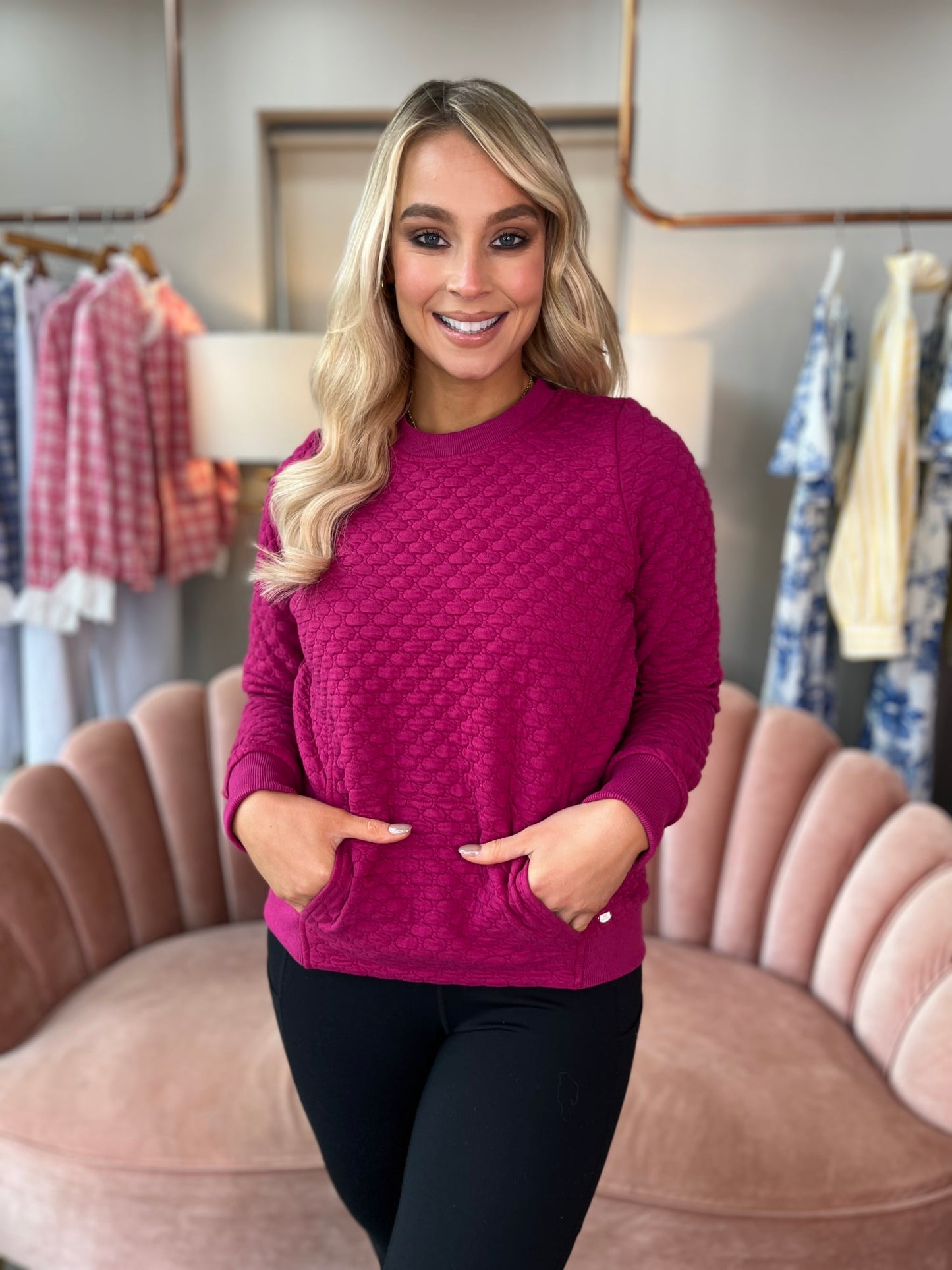 Rebecca Sweater Berry - Image unknown