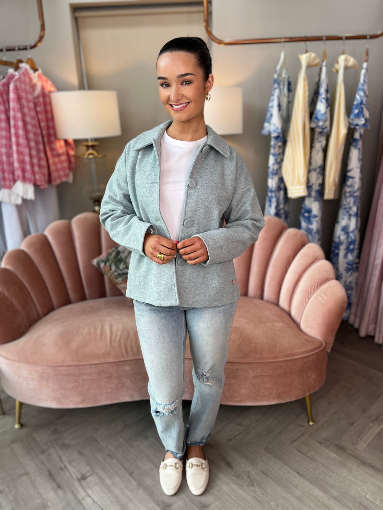 Caireen Jacket Duckegg