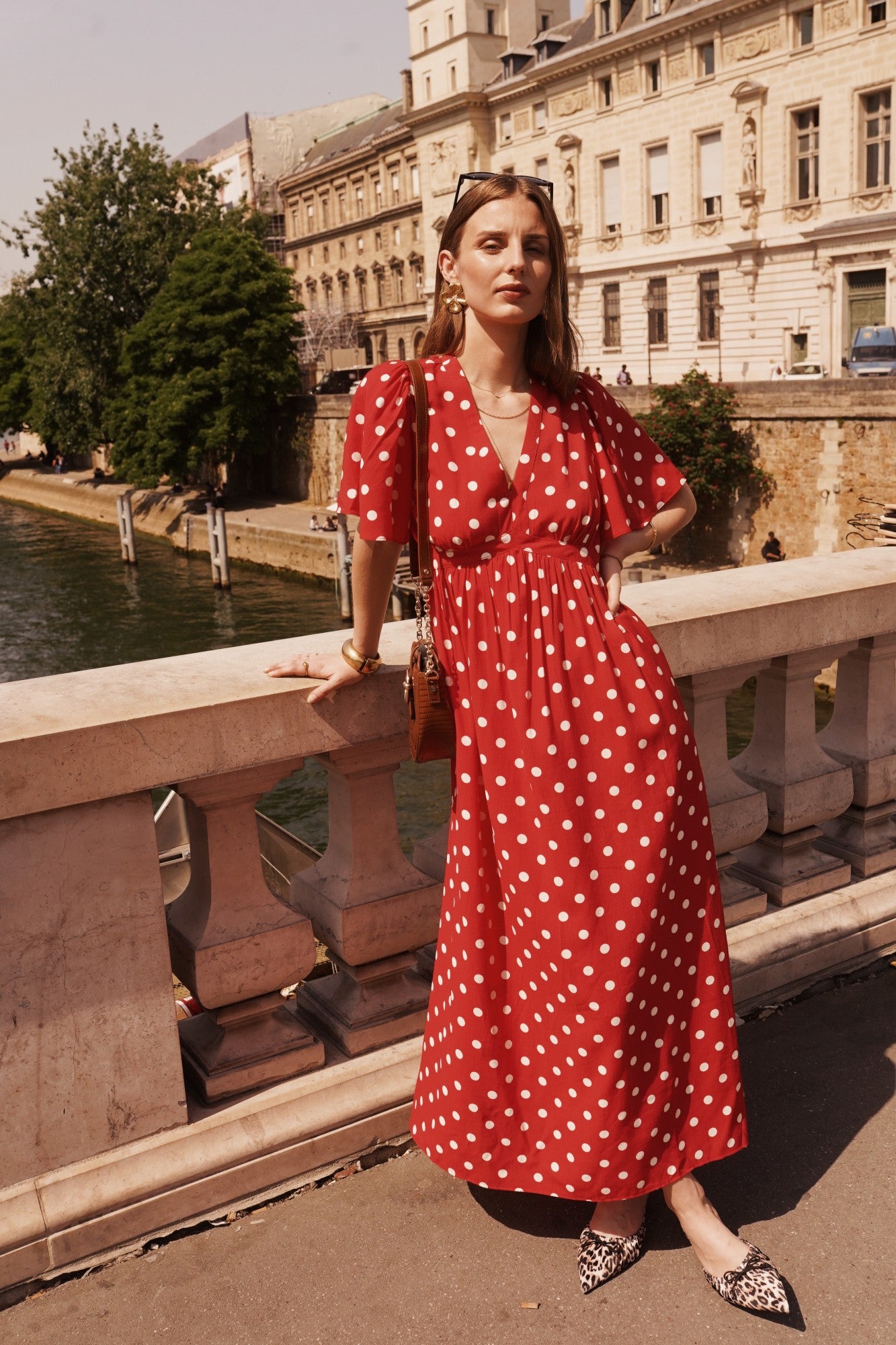 Millie Red Polka Dot dress - Image unknown