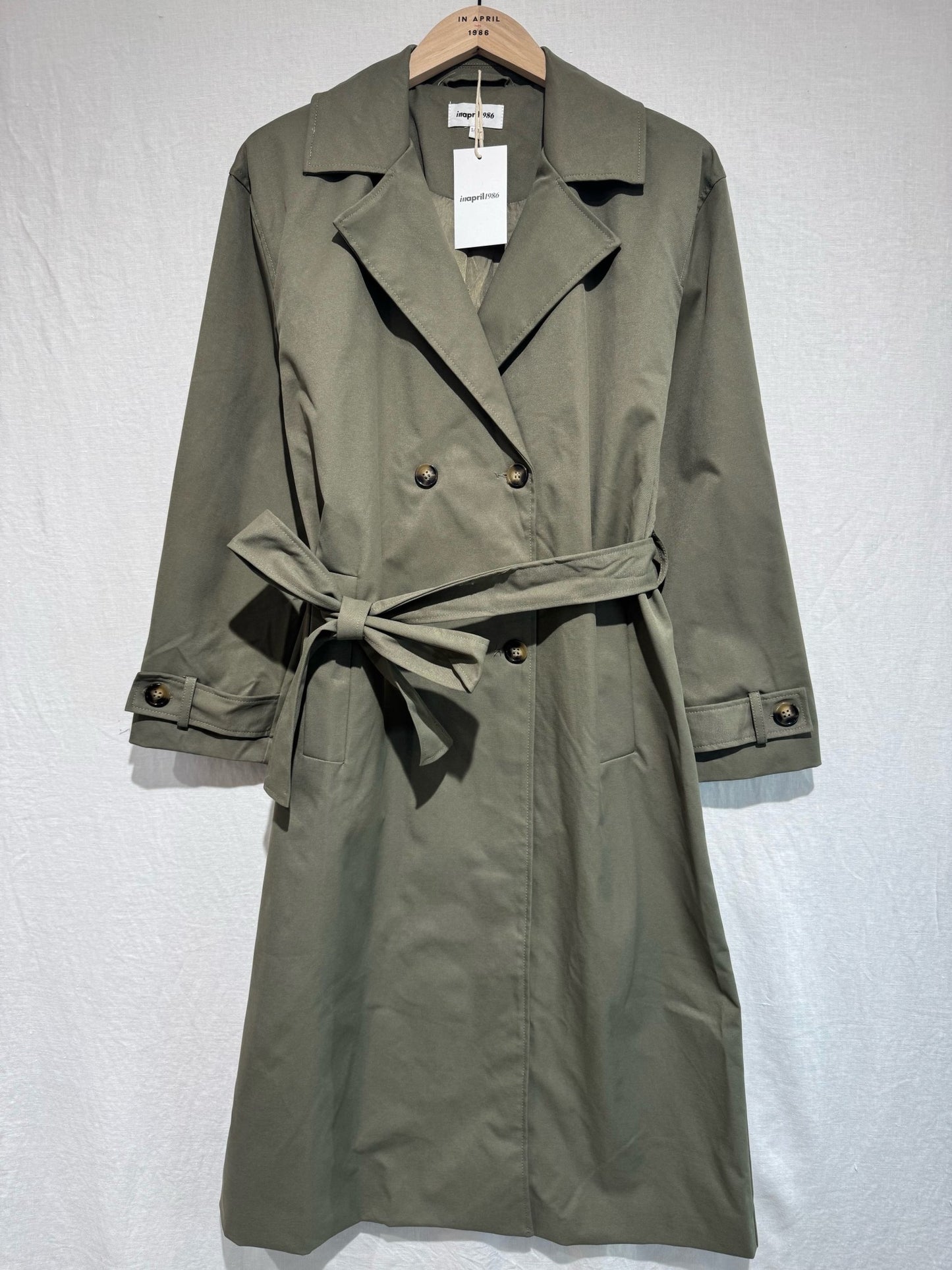 Addison Trench Coat Khaki
