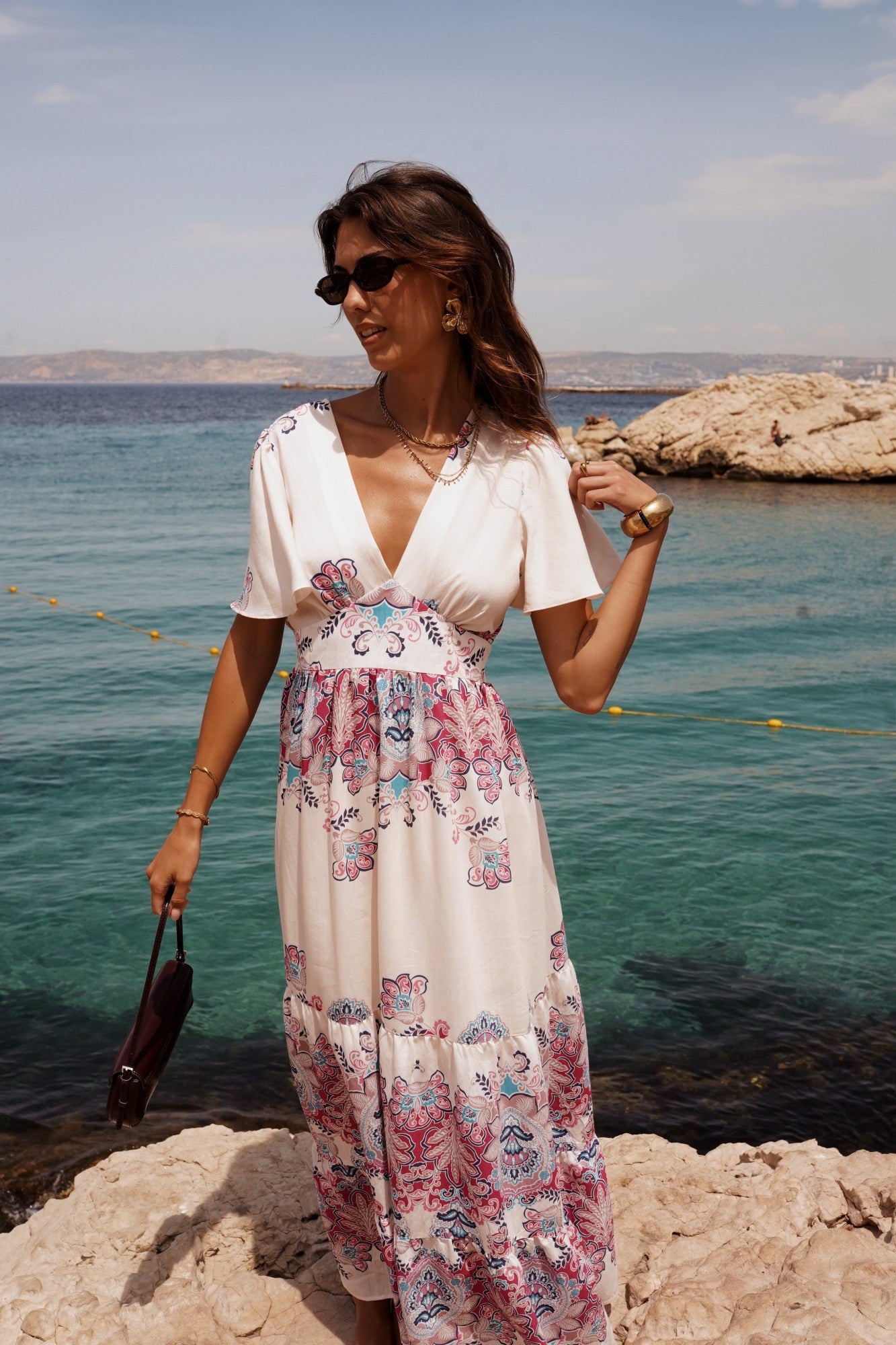  Claudia Boho Print Dress - Image unknown