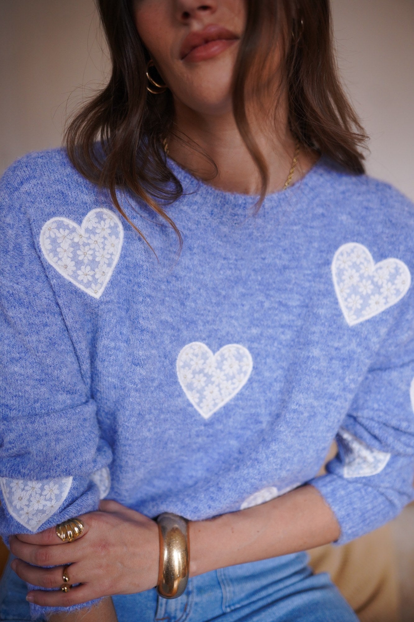 Gra Heart Knit jumper - Image 1