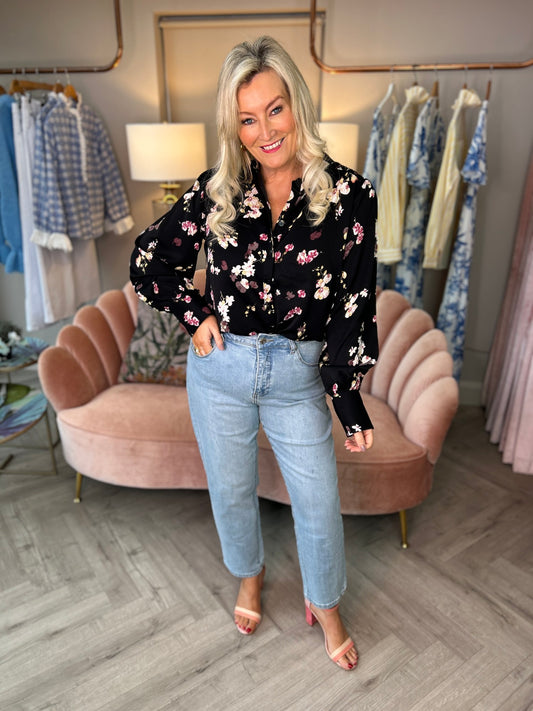 Celine Floral Blouse - Image 1