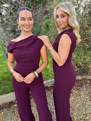 Donna Jumpsuit Plum - Image 7