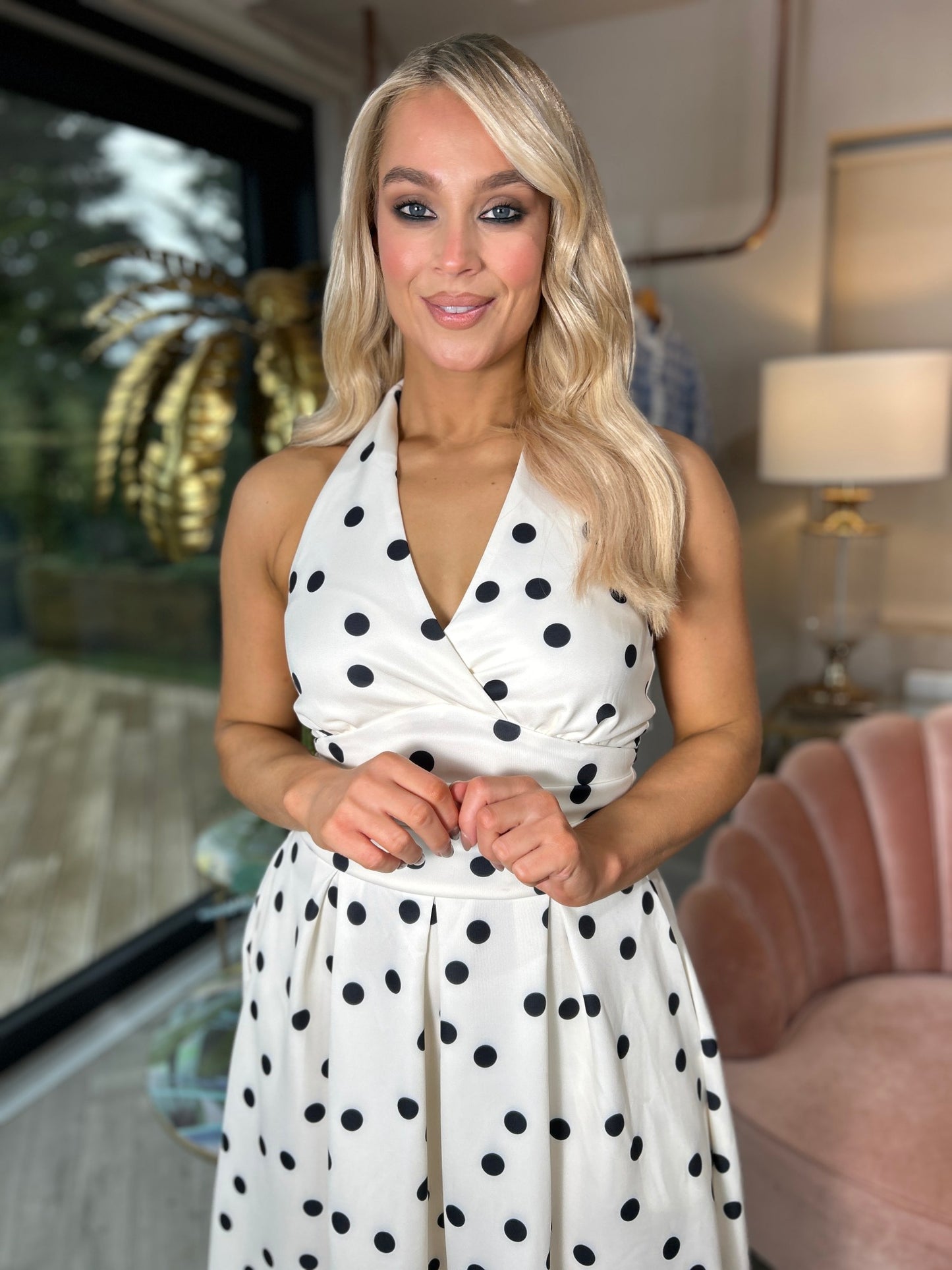 Sophia Polka Dot Dress - Image 9