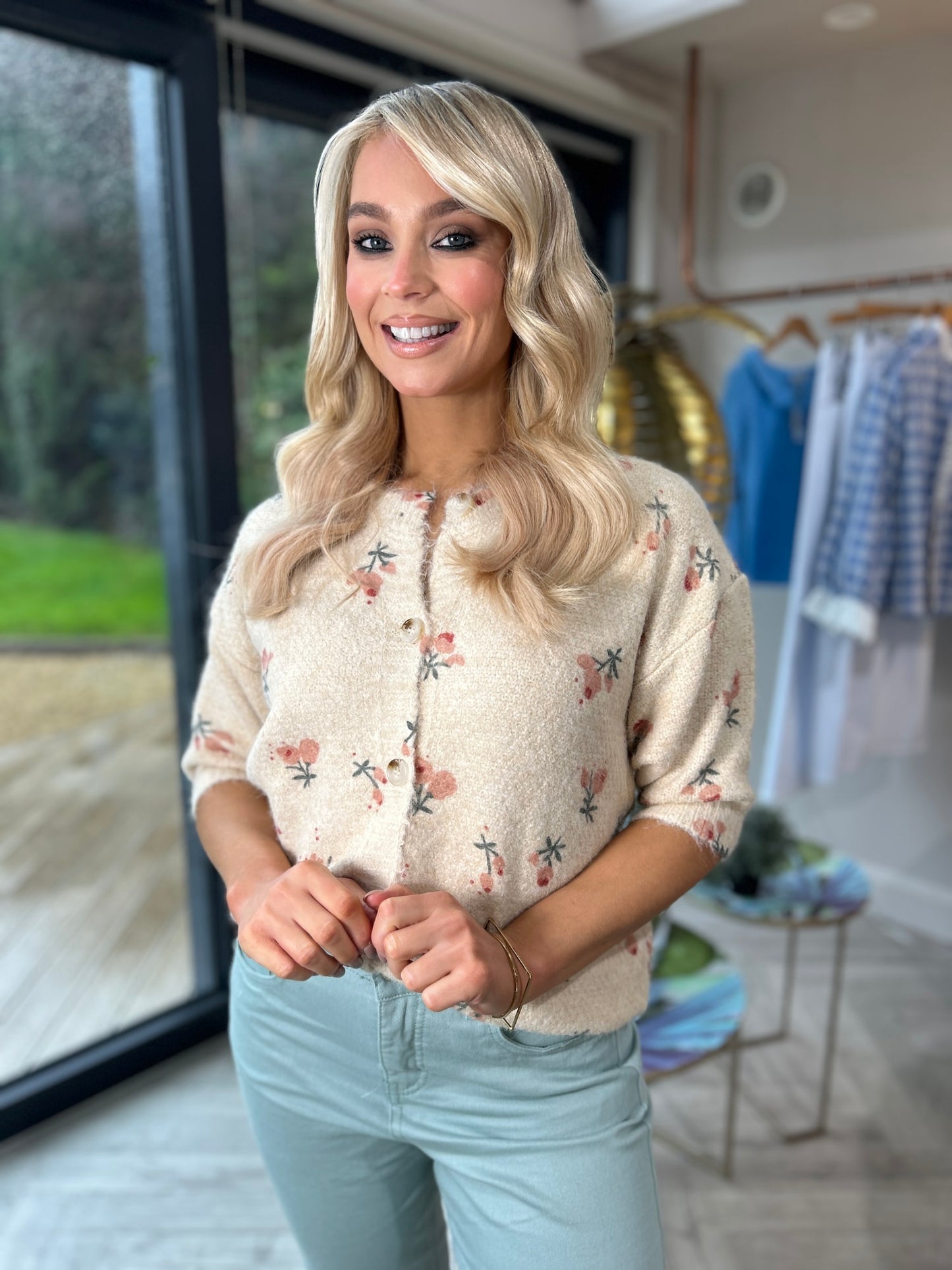 Siobhan Mom Jeans Aqua - Image 6