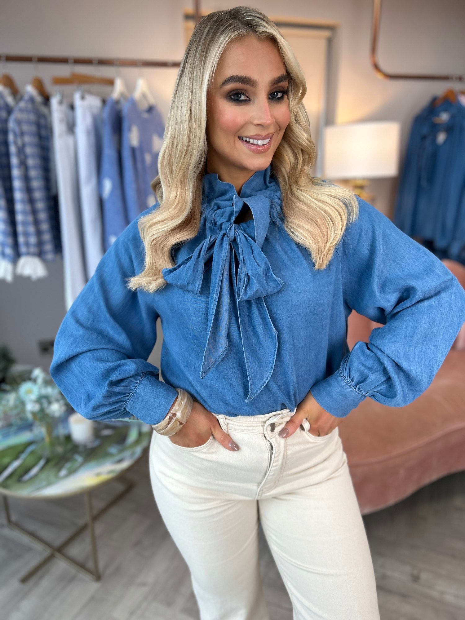 Dee Denim blouse