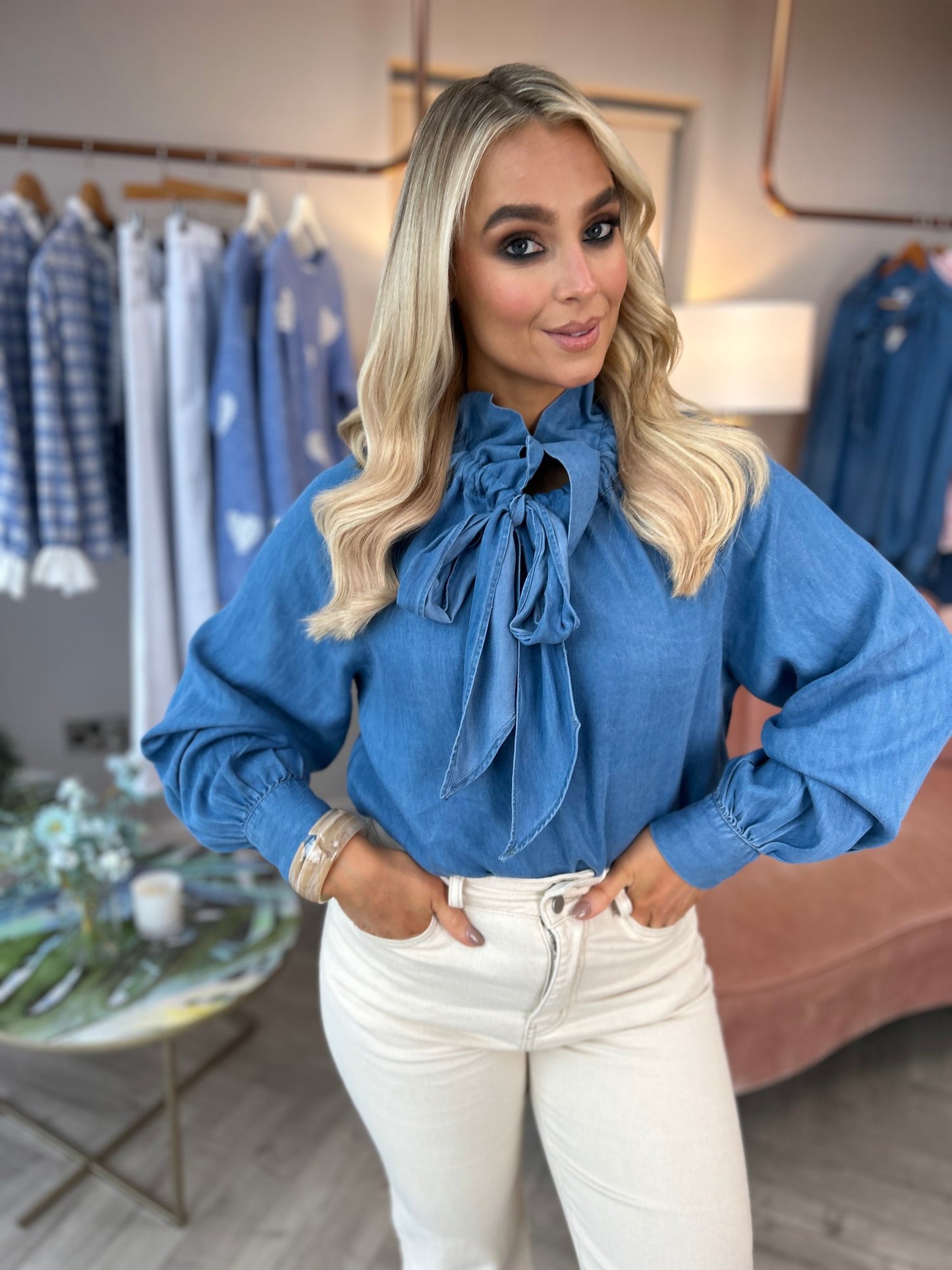 Dee Denim blouse