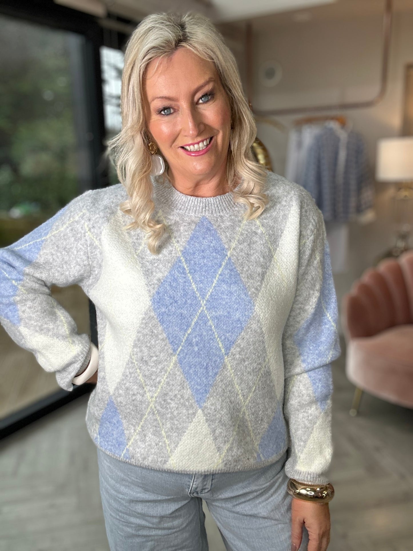 Cleo Jumper Grey - Image 6