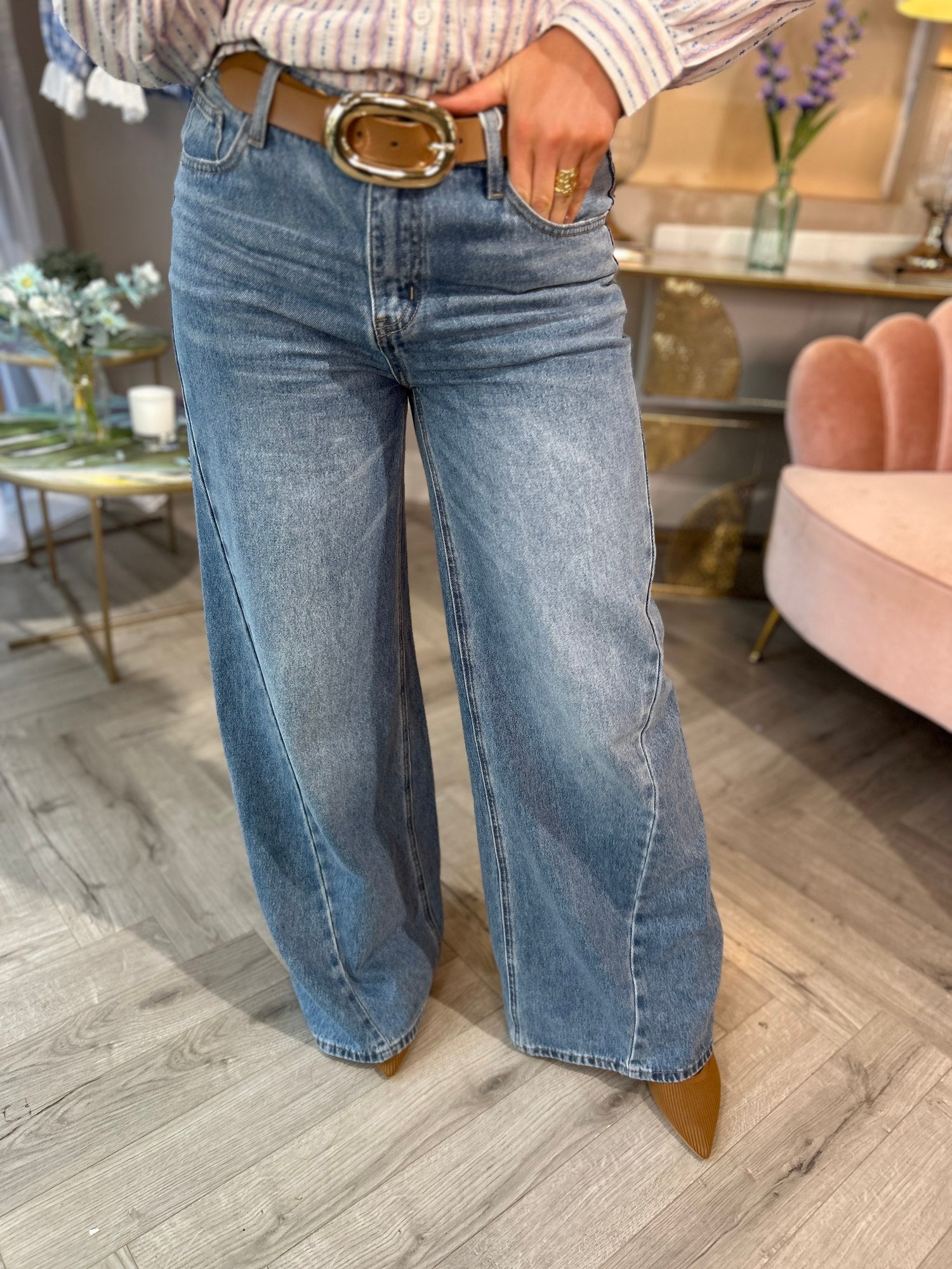 Bex Balloon Palazzo Jeans - Image 8