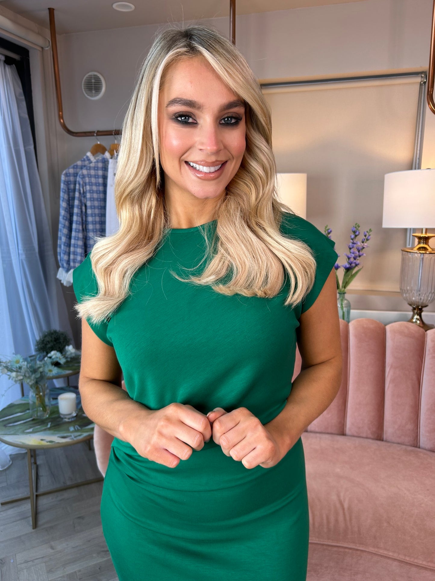 Anya Dress Green - Image 6