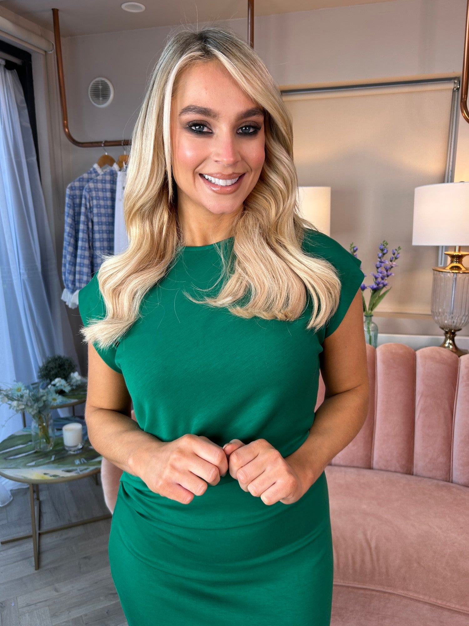 Anya Dress Green - Image 6