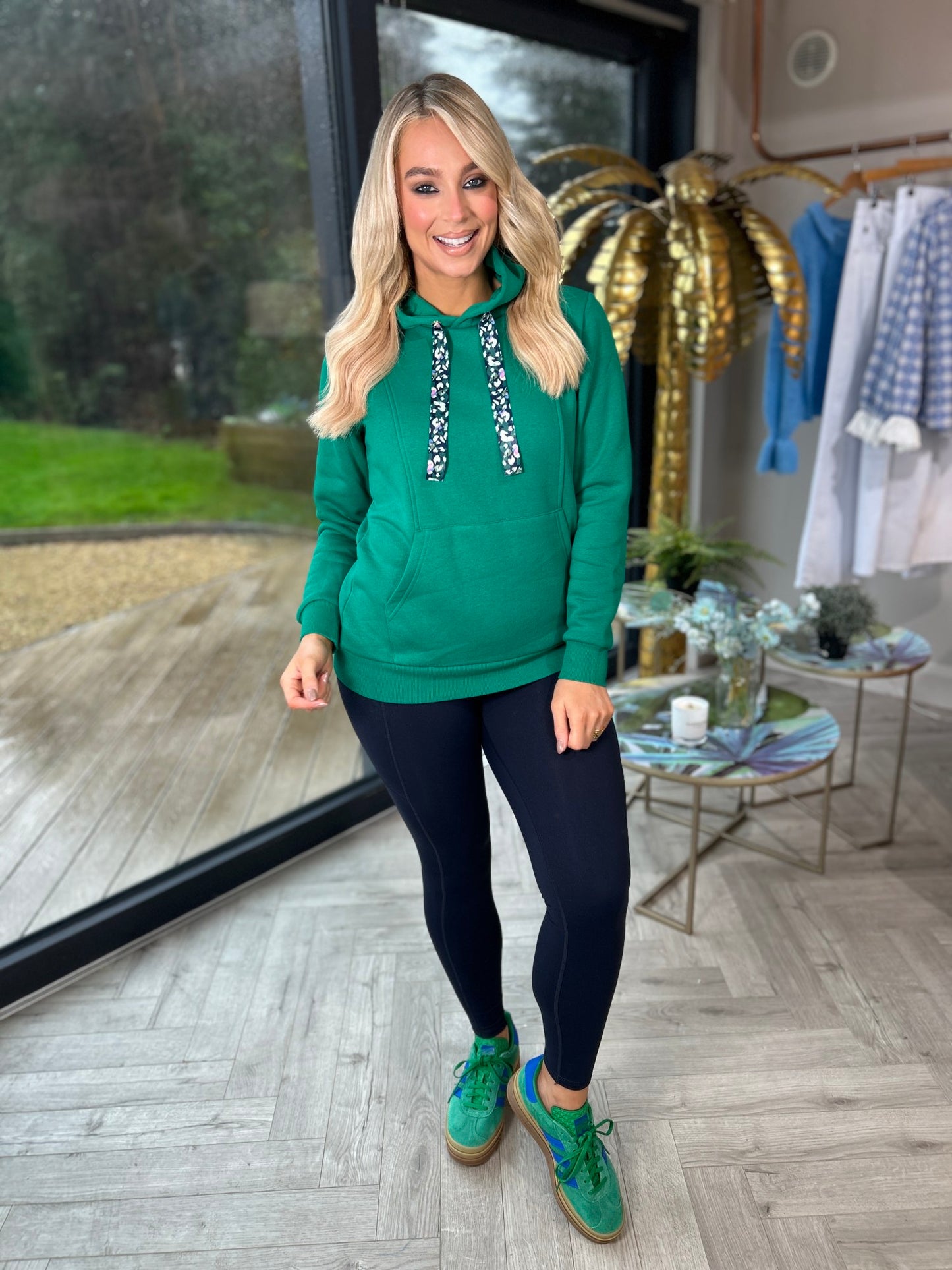 Greta Hoody Green - Image 2