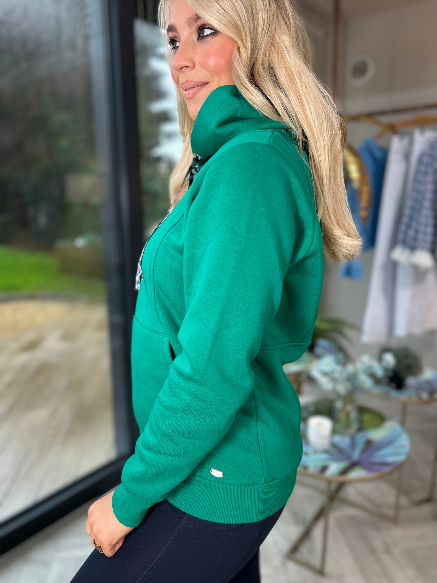 Greta Hoody Green - Image 3