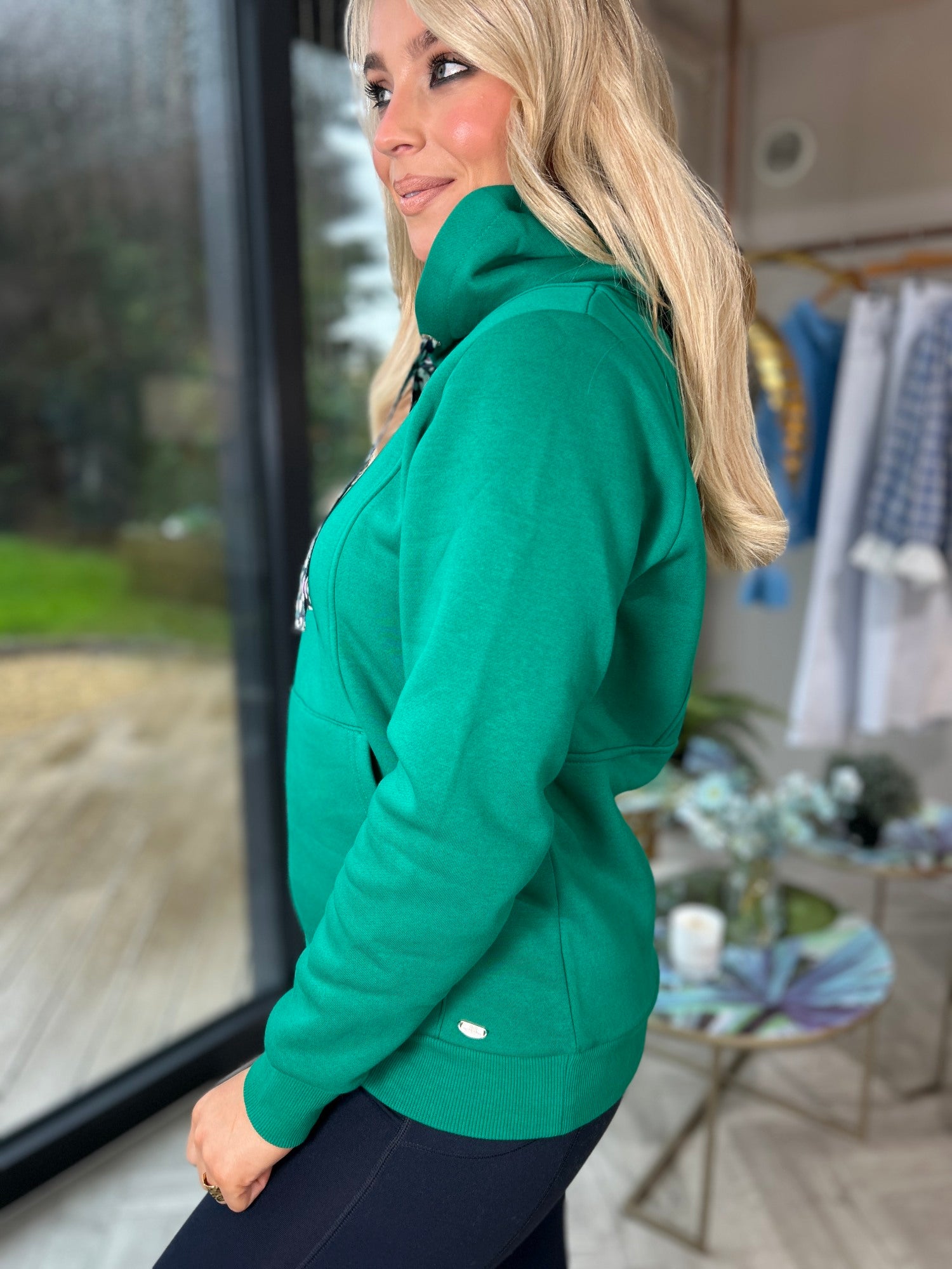 Greta Hoody Green - Image 3
