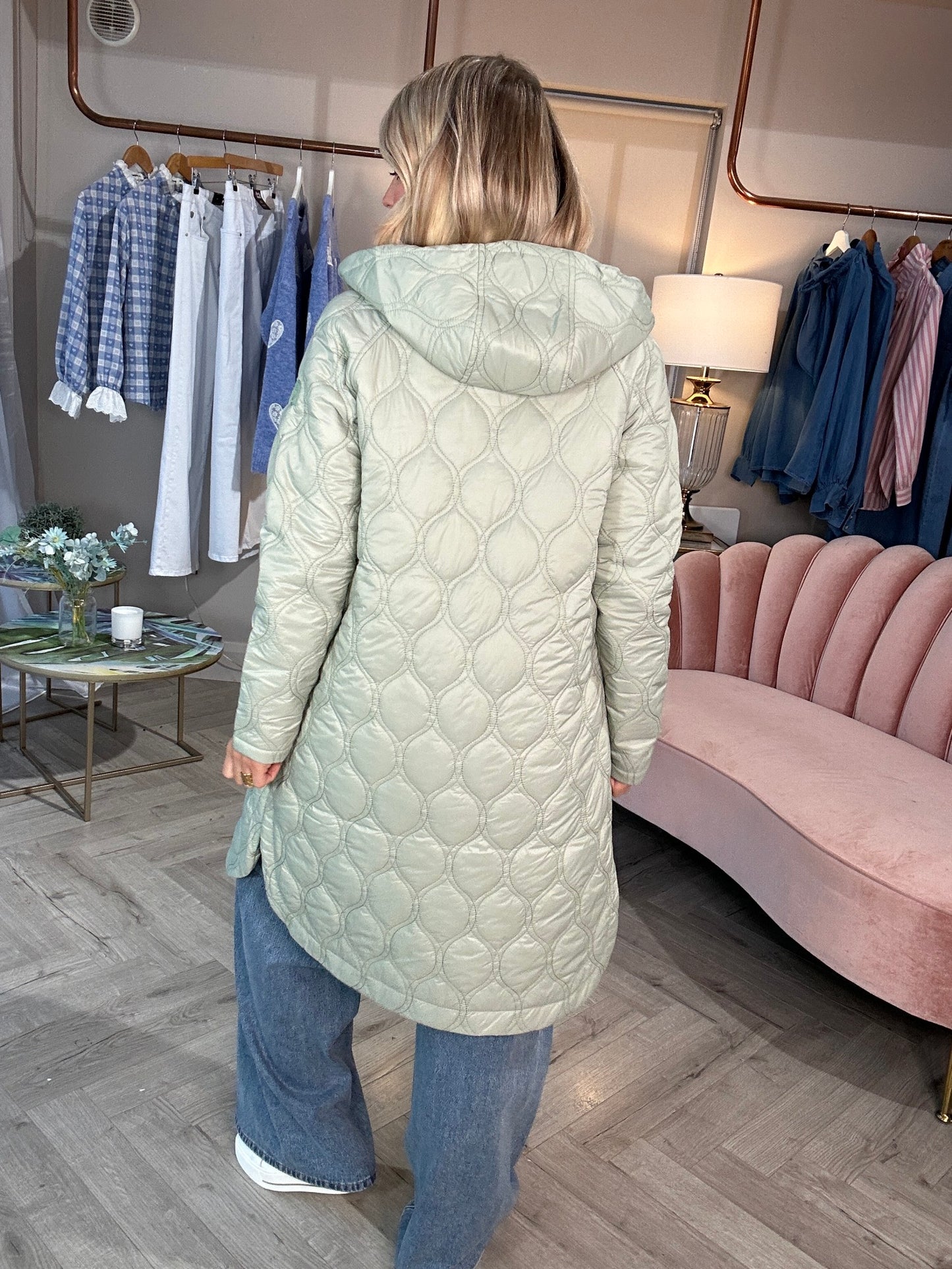 Sabrina Coat Sage - Image 2