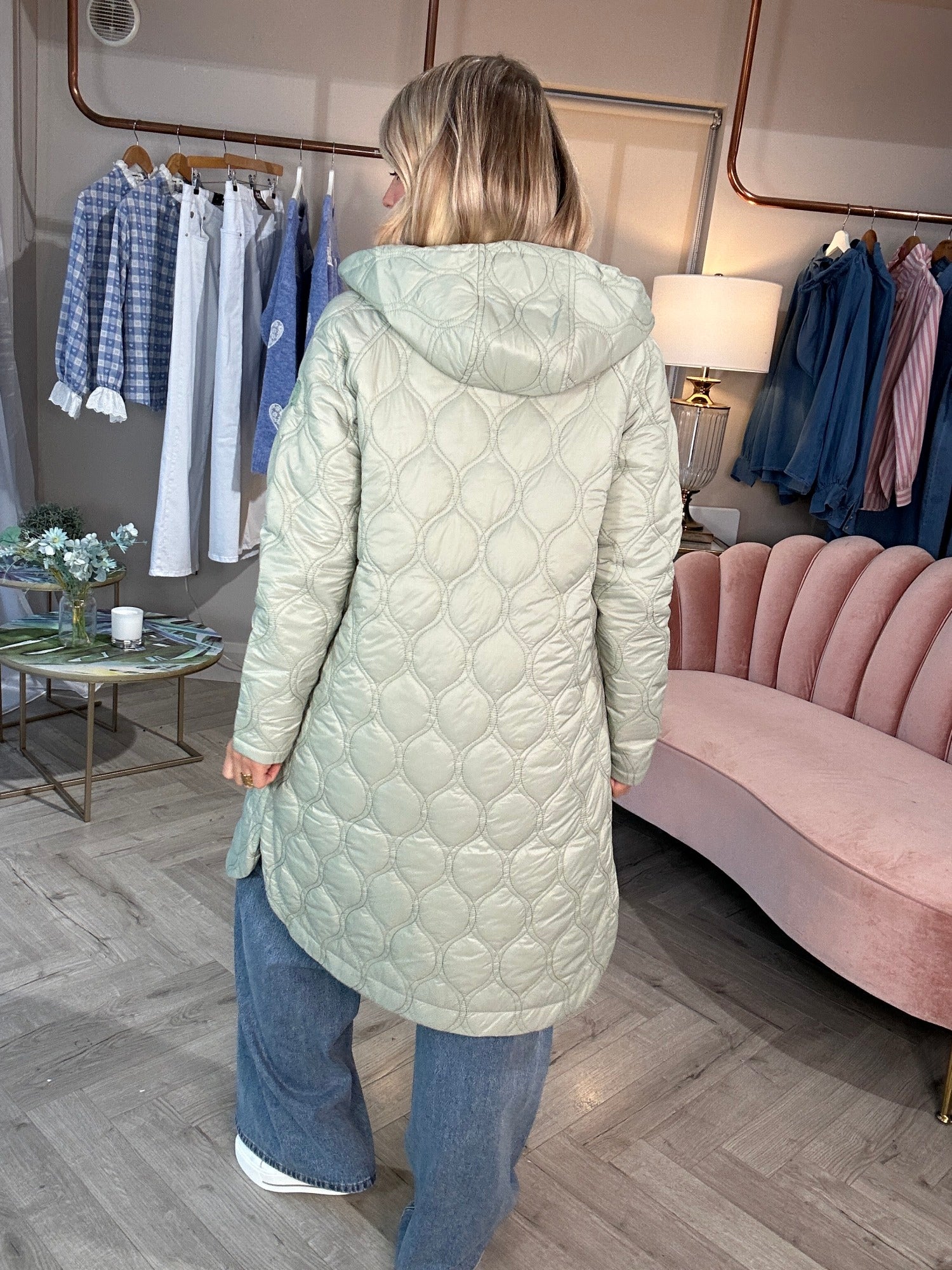 Sabrina Coat Sage - Image 2