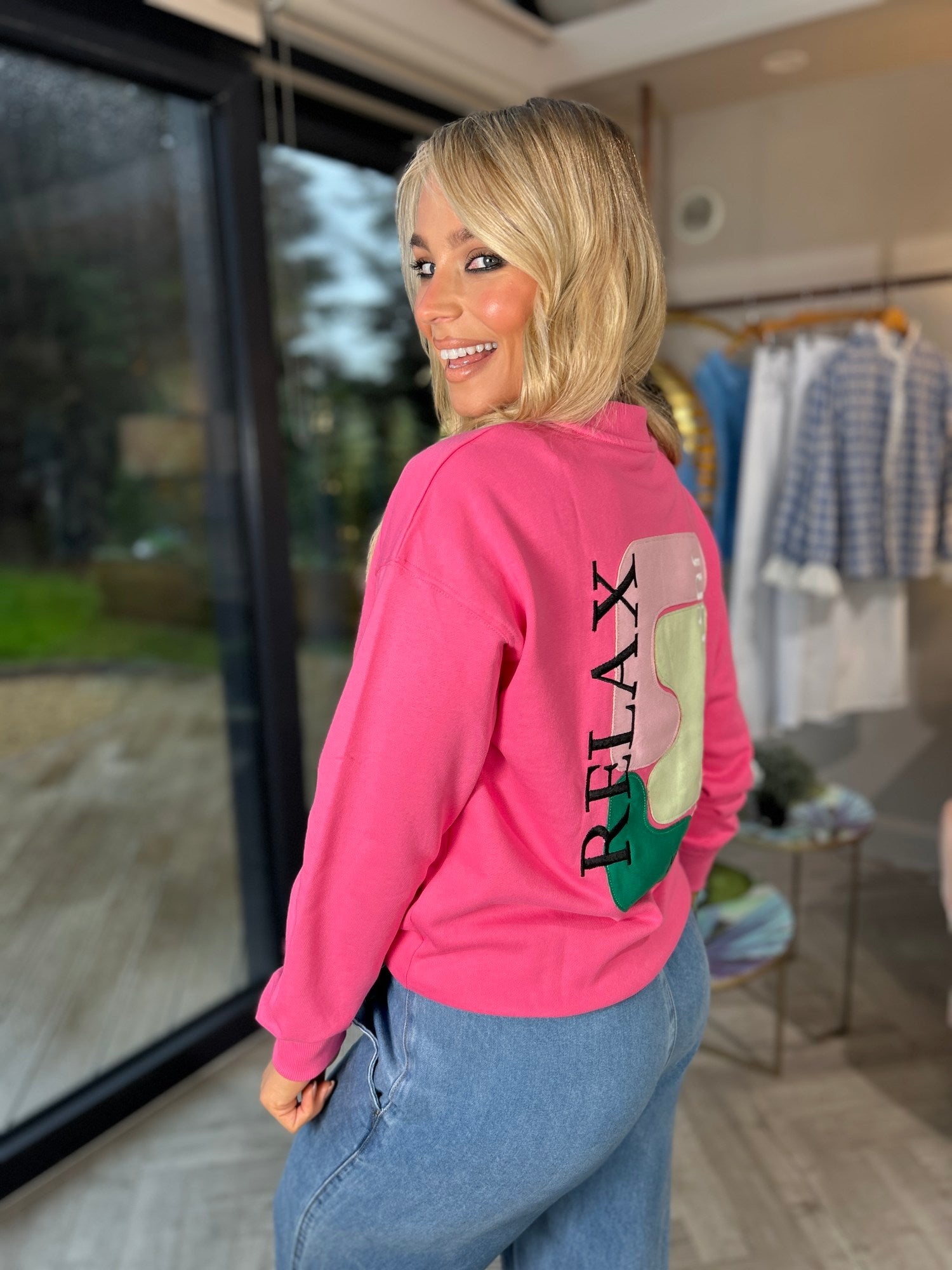 Gianna Sweater Pink - Image 10