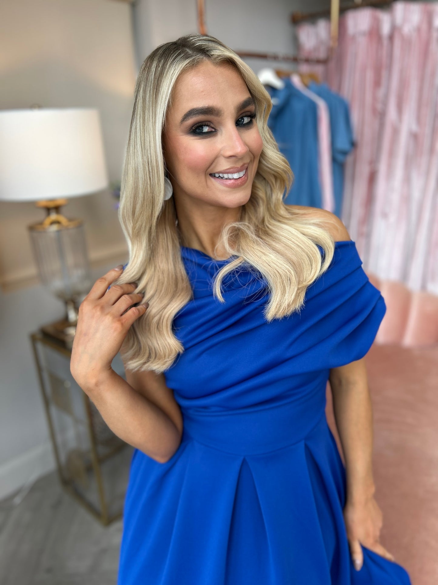 Betty Skater Dress Cobalt Blue