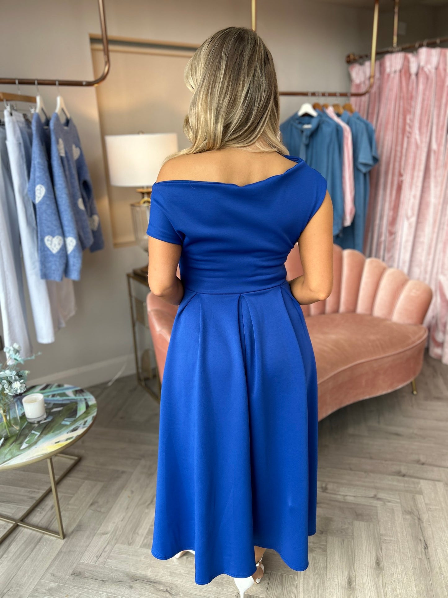 Betty Skater Dress Cobalt Blue