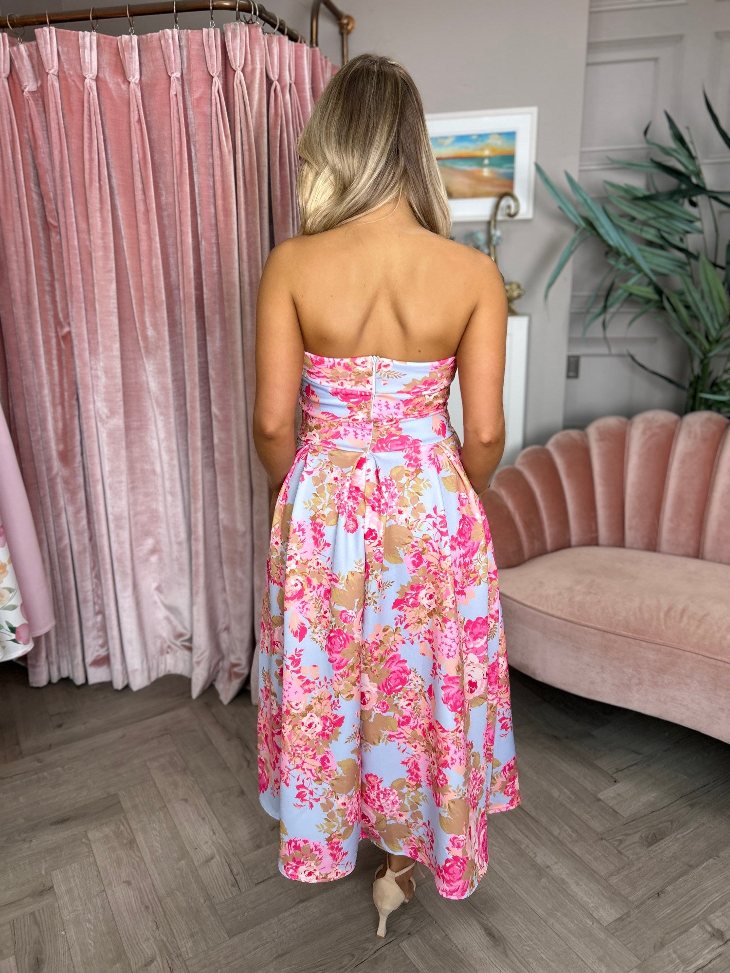 Danni Midi Dress Floral - Image 6