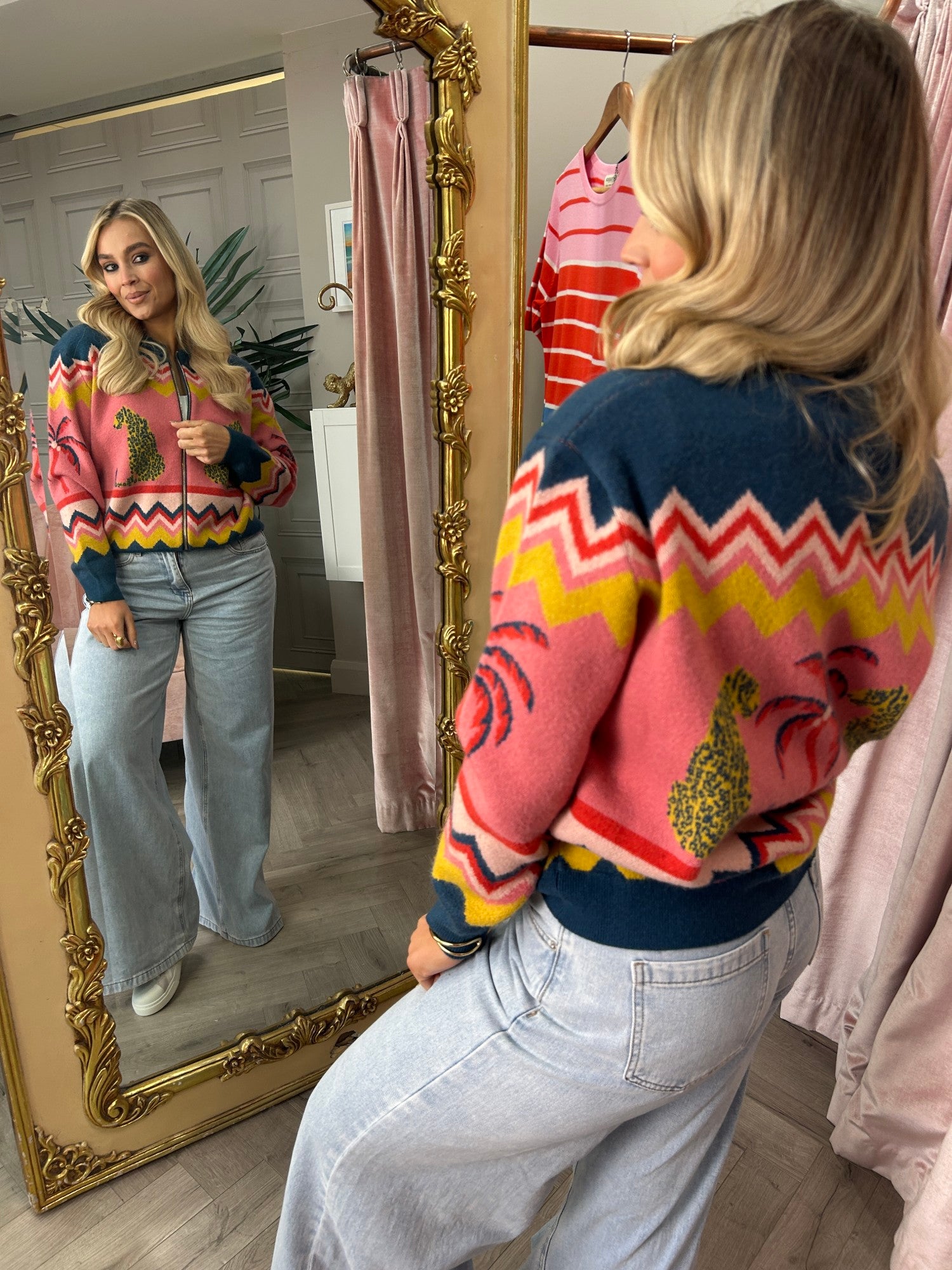 Solana Knitted Bomber