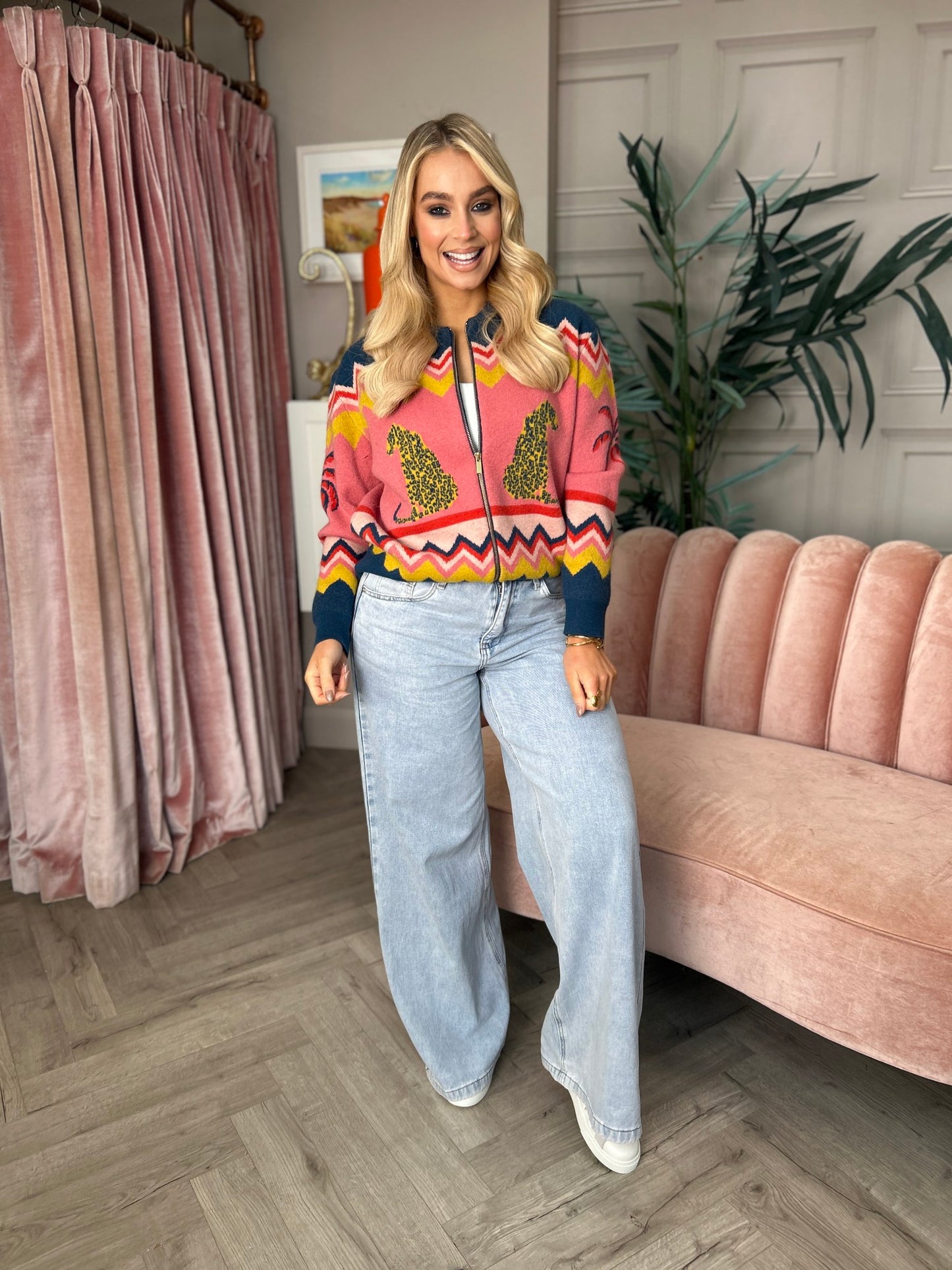 Solana Knitted Bomber